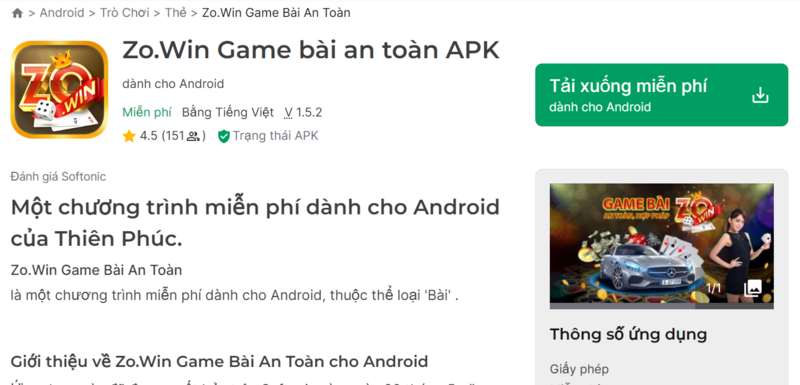 Hướng dẫn tải app zowin cho hệ điều hành Android